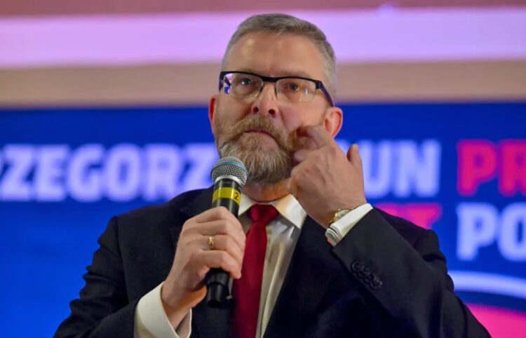 Grzegorz Braun. Fot. PAP/Piotr Polak