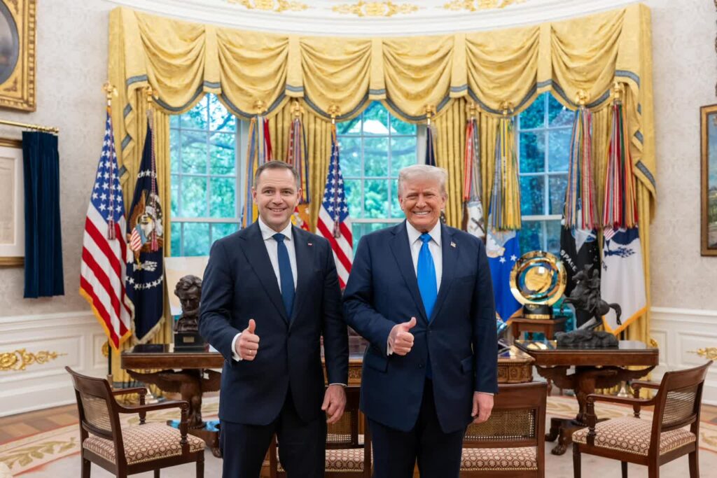 Karol Nawrocki i Donald Trump w Białym Domu (Facebook/Nawrocki25)