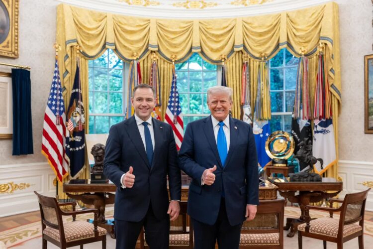 Karol Nawrocki i Donald Trump w Białym Domu (Facebook/Nawrocki25)