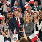 Rafał Trzaskowski z żoną Małgorzatą (PAP/Piotr Polak)