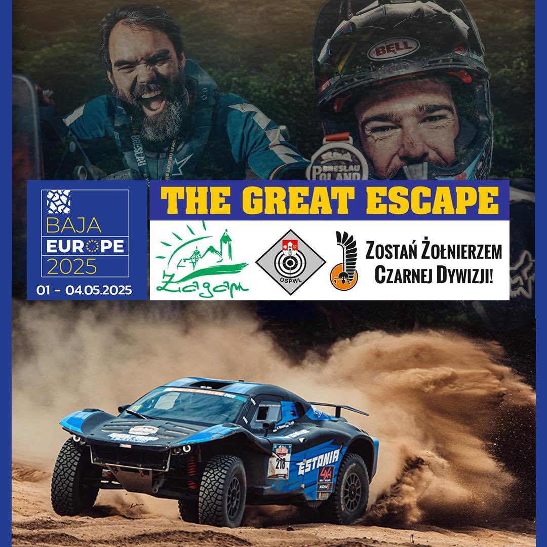 W Żaganiu trwa rajd „The Great Escape” Baja Europe Radio Zachód - Lubuskie