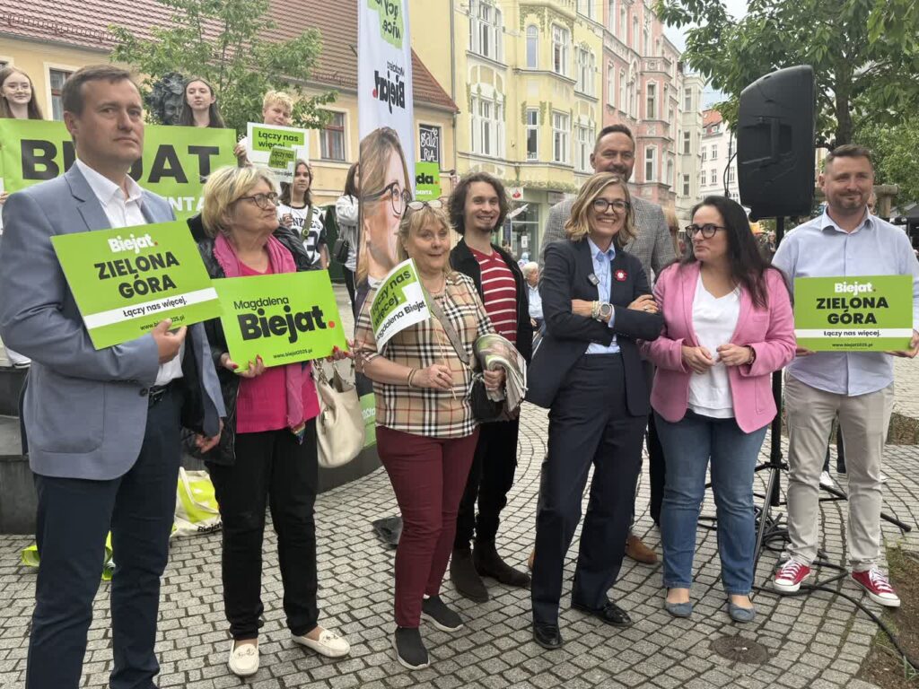 Magdalena Biejat w Zielonej Górze Radio Zachód - Lubuskie