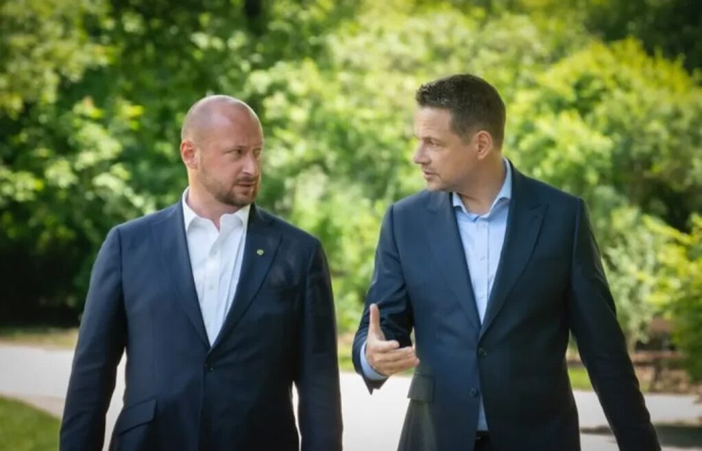Jacek Siewiera i Rafał Trzaskowski Fot. X/Rafał Trzaskowski