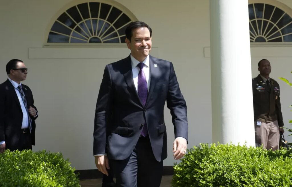 Rubio: wspólna przyszłość Polski i USA nigdy nie jawiła się jaśniej 1 Marco Rubio Fot. PAP/EPA/YURI GRIPAS / POOL