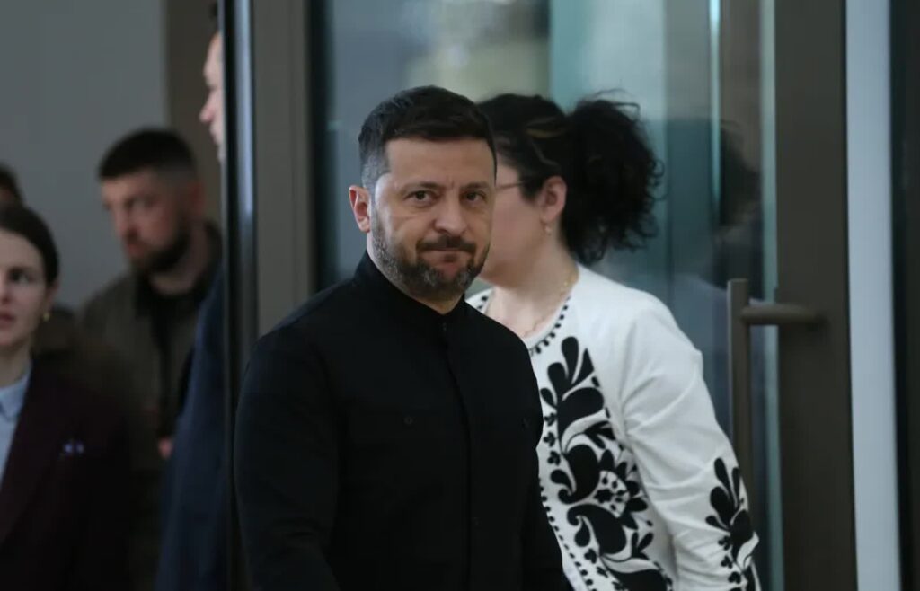 Prezydent Ukrainy Wołodymyr Zełenski. Fot. PAP/EPA/NECATI SAVAS