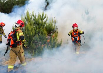 Walka z ogniem na poligonie w Międzyrzeczu Radio Zachód - Lubuskie