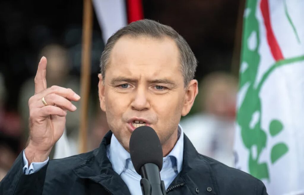 Kandydat na prezydenta Karol Nawrocki. Fot. PAP/ Tytus Żmijewski