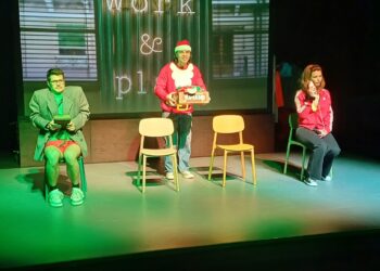 Próba przed premierą spektaklu "Kasie" w zielonogórskim Teatrze Lalek (fot. Piotr Bakselerowicz)