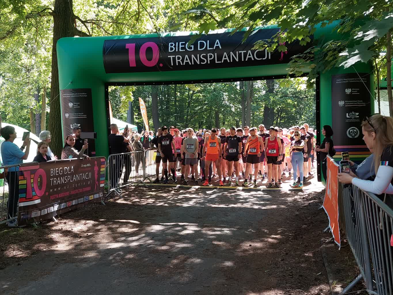 10. Bieg dla Transplantacji w Zielonej Górze [ZDJĘCIA] Radio Zachód - Lubuskie