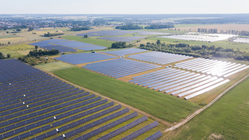 Ogromna farma słoneczna "Szprotawa" gotowa do pracy 1 Farma fotowoltaiczna Szprotawa (polenergia)