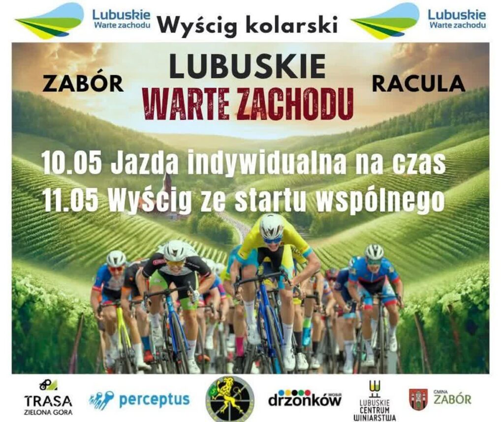 Szosowe ściganie w Raculi i Zaborze. Rekordowa obsada wyścigów Szosowe ściganie w Raculi i Zaborze. Rekordowa obsada wyścigów Radio Zachód - Lubuskie