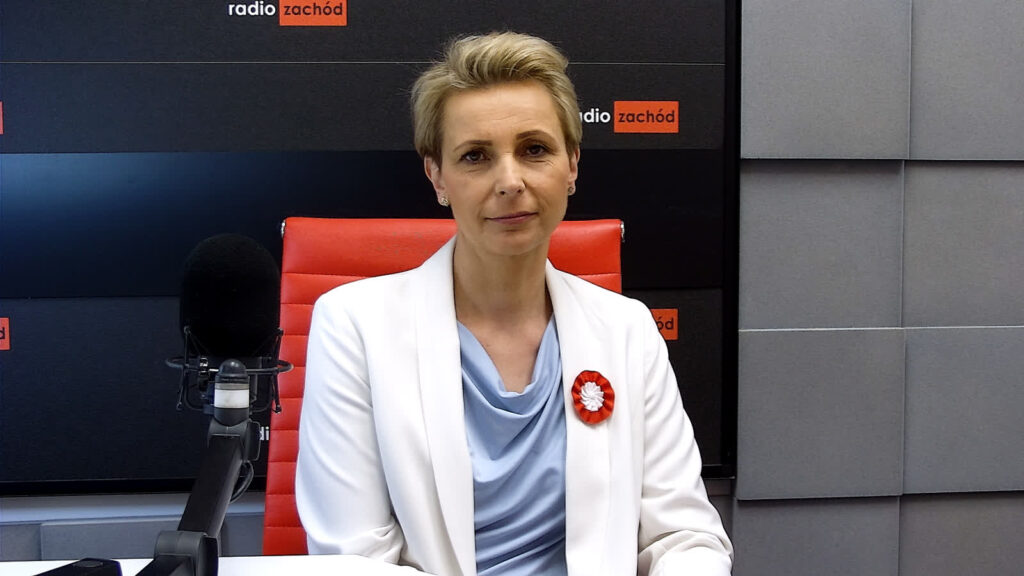 Edyta Gajda, burmistrzyni Żar Radio Zachód - Lubuskie