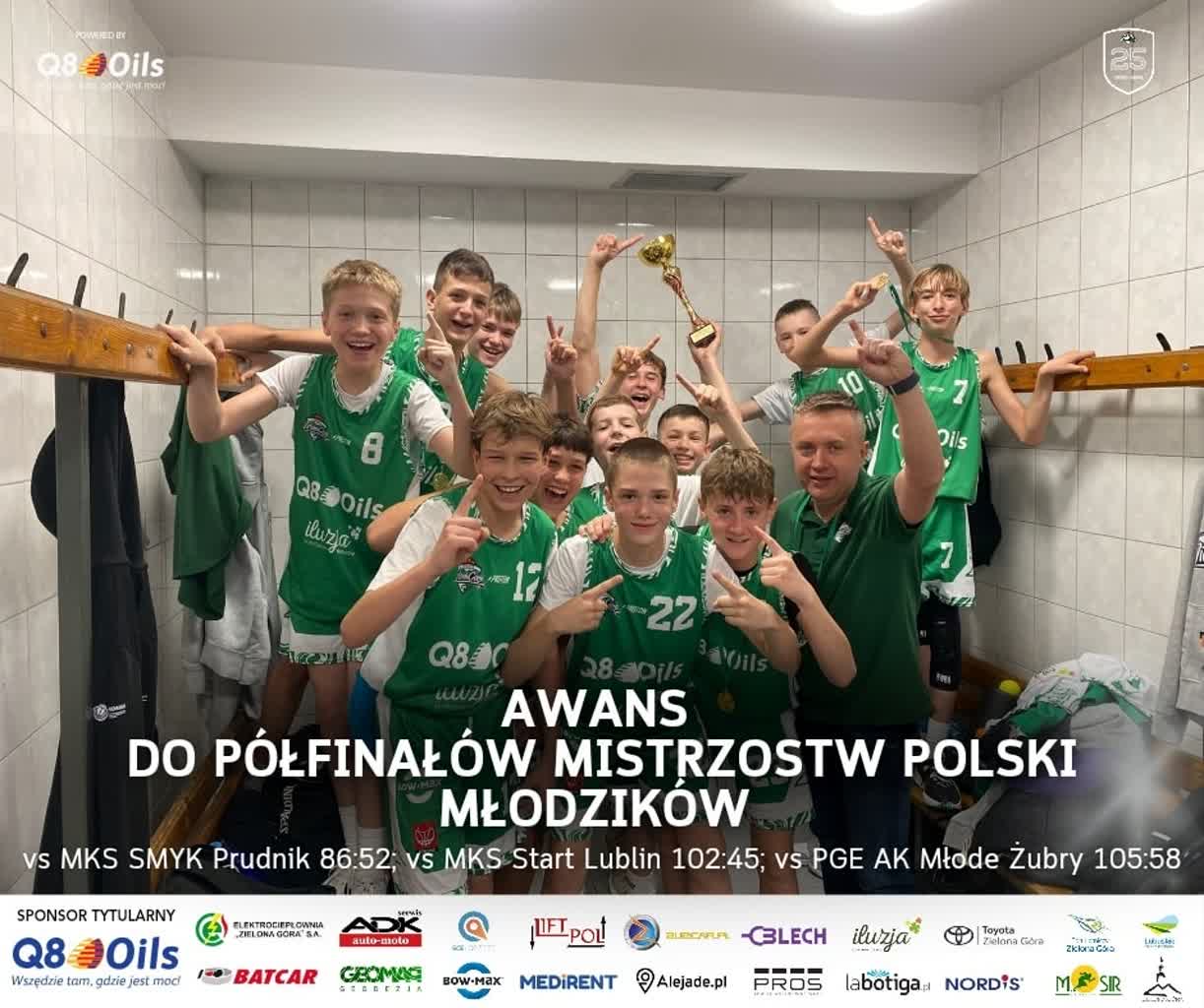 Trzeci mecz i trzecie zwycięstwo. SKM Zastal wygrał grupę ćwierćfinałową MP U13