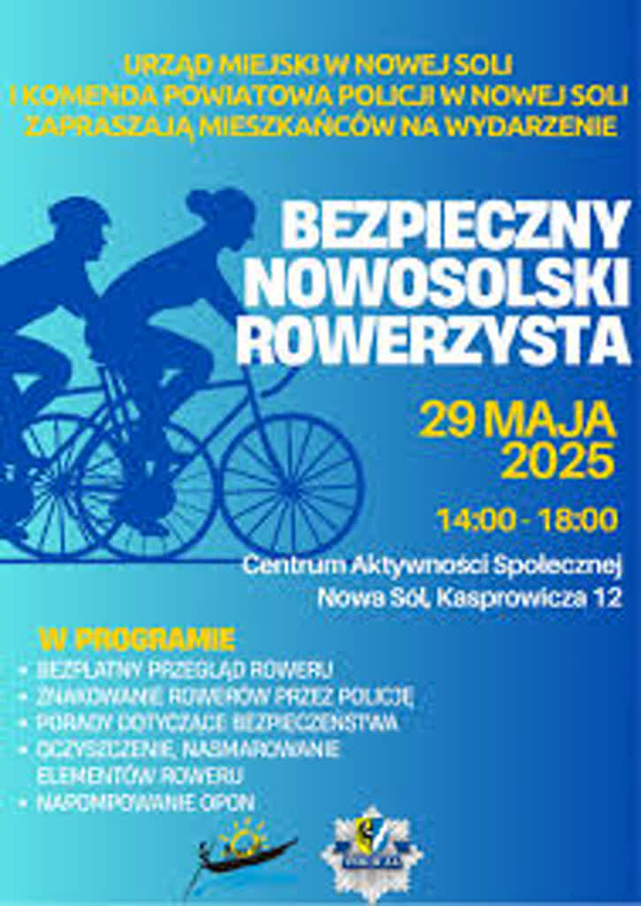 W Nowej Sol będzie znakowanie i przegląd rowerów 9 Bezpieczny rowerzysta