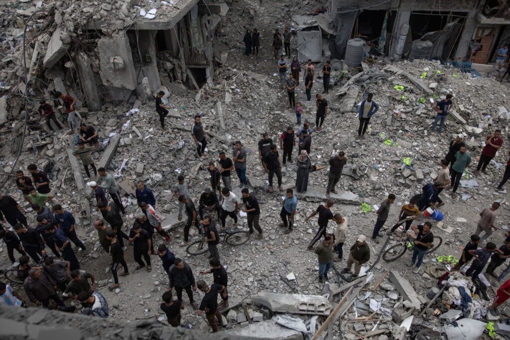 Gaza. 120 zabitych w izraelskich nalotach 1 Gaza (PAP/EPA/HAITHAM IMAD)