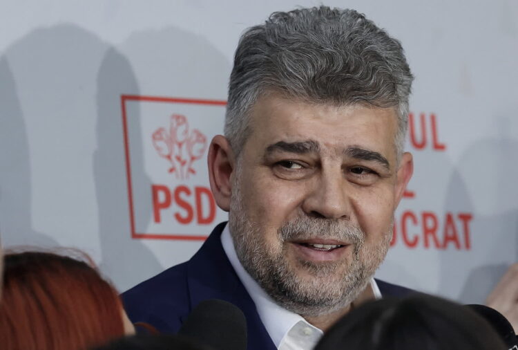 Marcel Ciolacu (PAP/EPA/ROBERT GHEMENT)