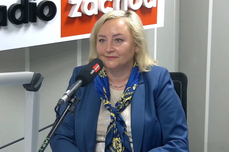 dr Małgorzata Trocka, prorektor ds. Kształcenia AJP Radio Zachód - Lubuskie