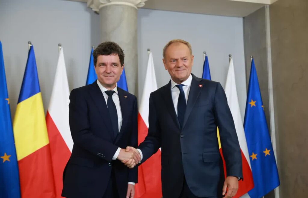 Premier Donald Tusk i prezydent Rumunii Nicu?or Dan. Fot. KPRM/X