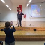 Kampania prezydencka 2025. Były premier Mateusz Morawiecki (PiS) w Zielonej Górze (fot. Piotr Bakselerowicz)