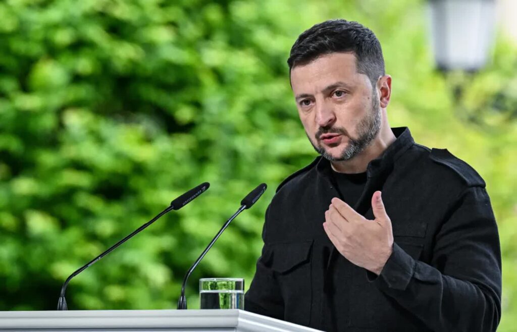 Wołodymyr Zełenski Fot. PAP/Darek Delmanowicz