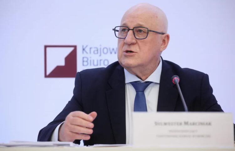 Przewodniczący PKW Sylwester Marciniak, fot. PAP/Leszek Szymański