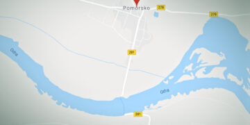 Pomorsko na mapach Google (Google Maps)