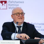 Sylwester Marciniak, przewodniczący PKW (PAP/Paweł Supernak)
