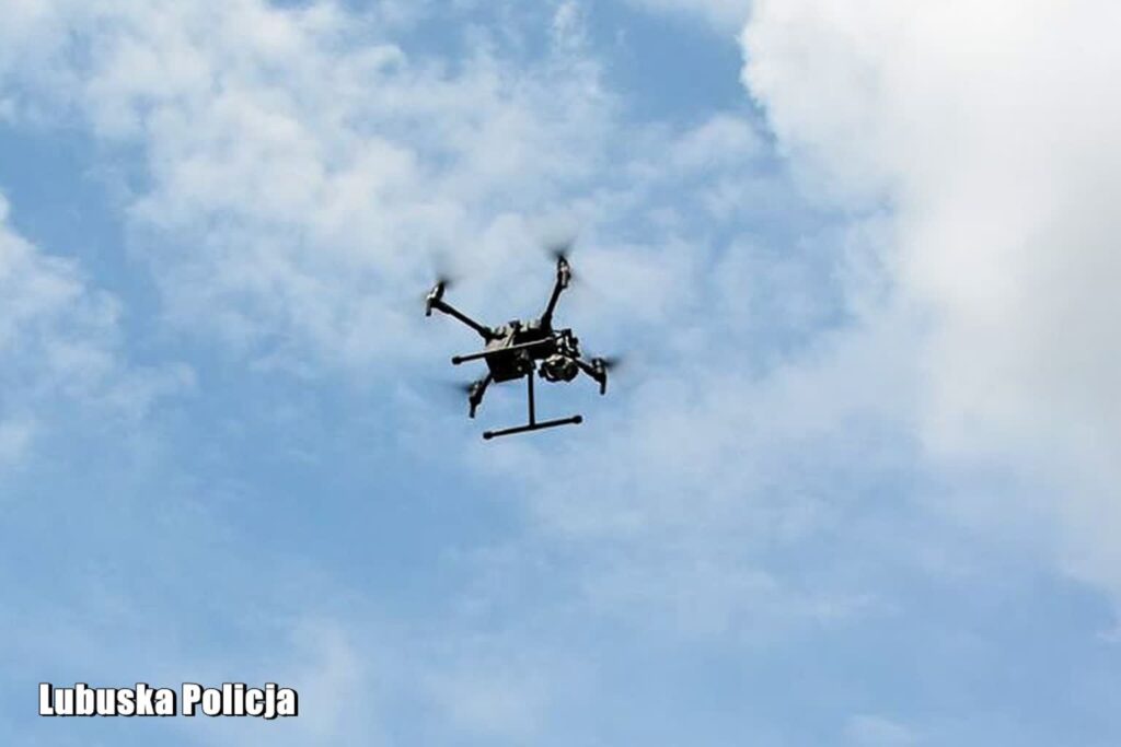 W Krośnie Odrzańskim drony wspomagały drogówkę Radio Zachód - Lubuskie