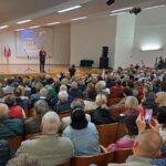 Kampania prezydencka 2025. Były premier Mateusz Morawiecki (PiS) w Zielonej Górze (fot. Piotr Bakselerowicz)