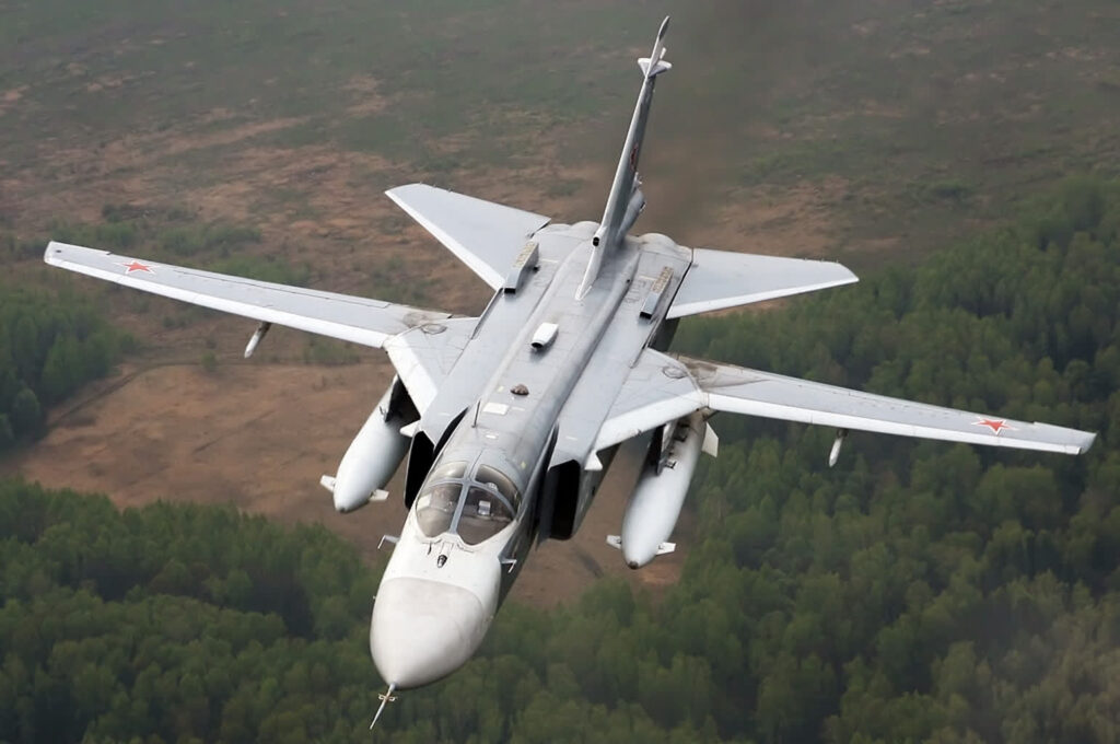 Bombowiec Su-24. Fot. Wikipedia