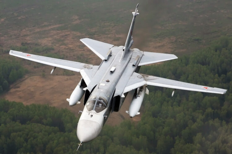 Bombowiec Su-24. Fot. Wikipedia