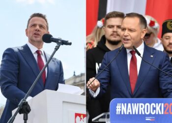 Rafał Trzaskowski i Karol Nawrocki Fot. PAP/Leszek Szymański/Piotr Nowak
