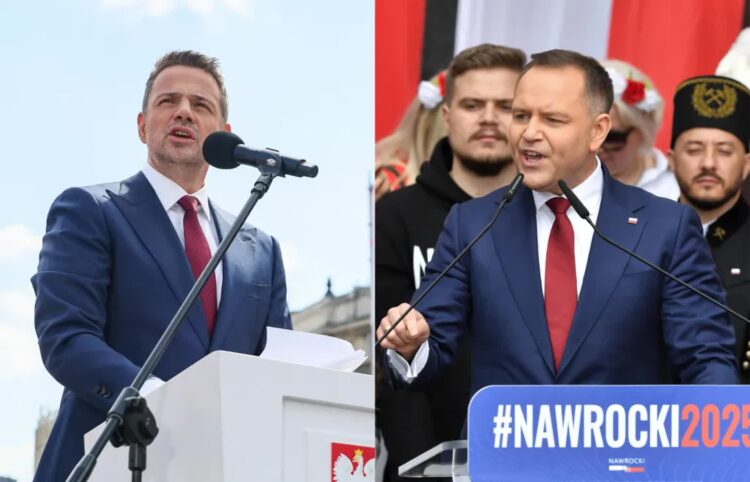 Rafał Trzaskowski i Karol Nawrocki Fot. PAP/Leszek Szymański/Piotr Nowak