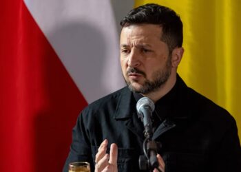 Wołodymyr Zełenski Fot. PAP/EPA/MARTIN DIVISEK