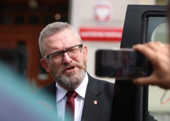 Grzegorz Braun. Fot. PAP/Kasia Zaremba