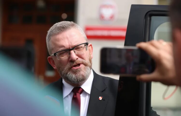 Grzegorz Braun. Fot. PAP/Kasia Zaremba