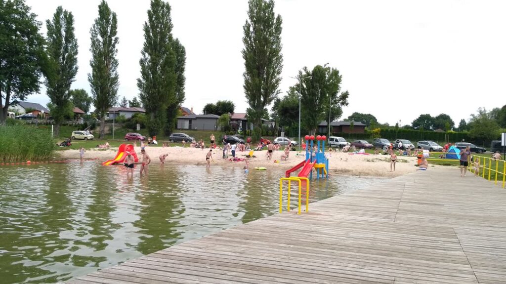 Plaża w Wilkowie czeka na turystów fot. OSiR Świebodzin