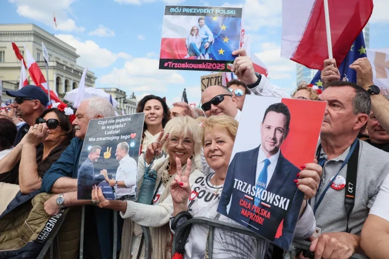 Marsze poparcia Rafała Trzaskowskiego i Karola Nawrockiego w Warszawie [AKTUALIZOWANY] Radio Zachód - Lubuskie