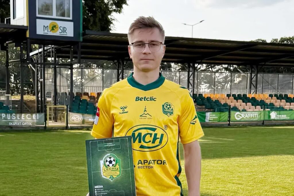 Wiktor Nahrebecki dołącza do Lechii Zielona Góra fot. Lechia Zielona Góra