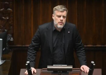 Adrian Zandberg. Fot. PAP/Radek Pietruszka