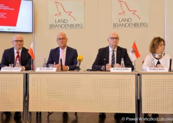 Premier Brandenburgii i marszałek o granicy Radio Zachód - Lubuskie