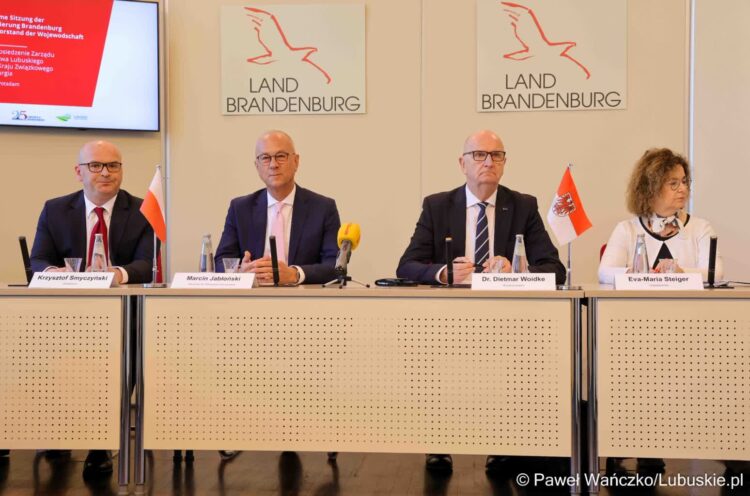 Premier Brandenburgii i marszałek o granicy Radio Zachód - Lubuskie
