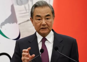 Minister spraw zagranicznych Chin Wang Yi Fot. PAP/EPA/TINGSHU WANG