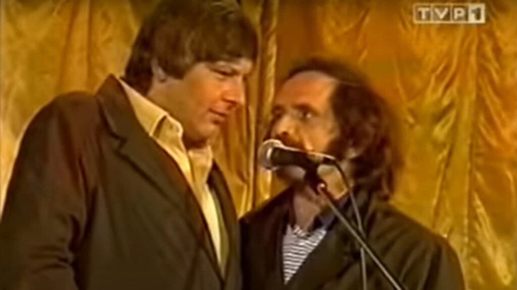 45 lat temu Zenon Laskowik i Bohdan Smoleń zadrwili z cenzury 3 KABARET TEY "Z tyłu sklepu" Opole 1980. Fot. Screen z filmu na YouTube