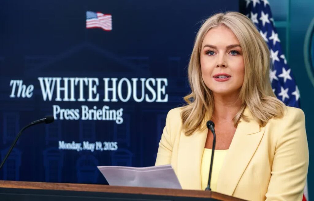 Karoline Leavitt. Fot. EPA/WILL OLIVER