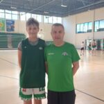 Kapitan zielonogórskiego zespołu Antoni Miłoszewski oraz trener Marek Hossa (fot. Jakub Lesiński)