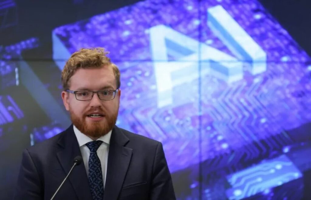 Wiceminister cyfryzacji Dariusz Standerski. Fot. PAP/ Paweł Supernak