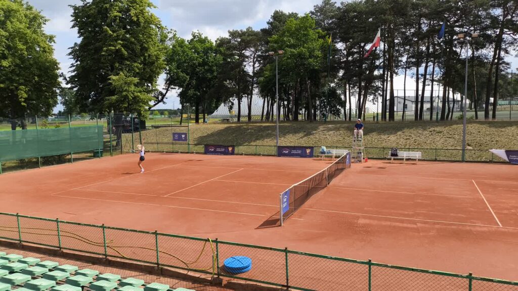 Anita Cytrycka przegrała w półfinale singla Mistrzostw Polski U14 fot. Paweł Górski