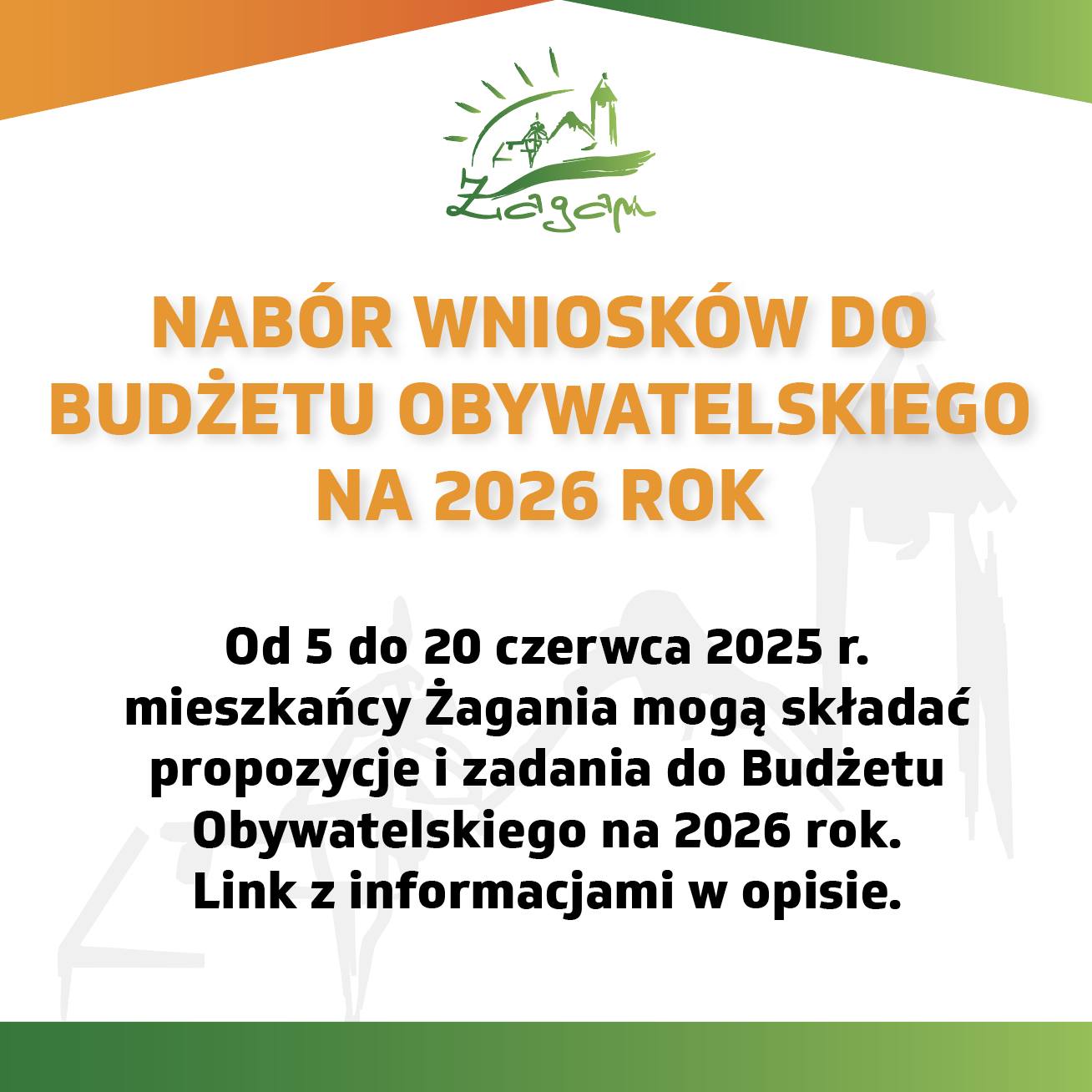 Rusza nabór wniosków do żagańskiego budżetu obywatelskiego Radio Zachód - Lubuskie