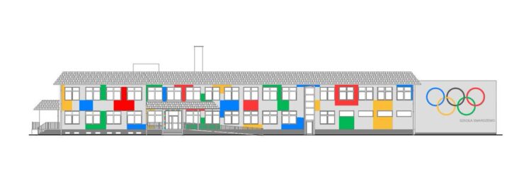 Kolorowa szkoła w Smardzewie 9 graf. materiały gminy Szczaniec